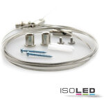 Isoled c�ble de suspension de 2, 5m pour �tanche avec rosace fix�e par vis, set de 2 pc - accessoires ...