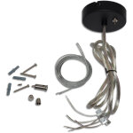 Isoled cbles de suspension avec baldaquin pour luminaire suspendu  led raster ugr - accessoires divers ...