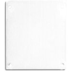 Isoled cache de finition e69 aluminium blanc pour lamp30, 2 pces, avec vis - accessoires divers