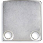 Isoled cache de finition ec3 aluminium pour profil surf12 flat combin  tunnel, 2 pces, avec - accessoires ...