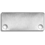 Isoled cache de finition ec43 aluminium pour surf / dive24 flat avec cover10, 2 pces, avec vis - accessoires ...