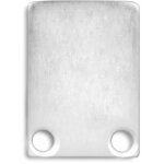 Isoled cache de finition ec6 aluminium pour surf12 avec tunnel, 2 pces, avec vis - accessoires divers ...