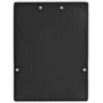 Isoled cache de finition ec74 aluminium noir pour profil lamp40, 2 pces, avec vis - accessoires divers ...