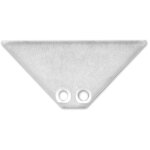 Isoled cache de finition ec84 aluminium pour profil corner12 avec vis - accessoires divers