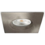 Isoled cadre d'encastrement carré, découpe 68mm, alu brossé, pour spots gu10 / mr16 - luminaires encastrés ... Isoled cadre d'encastrement carré, découpe 68mm, alu brossé, pour spots gu10 / mr16 - luminaires encastrés ...