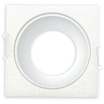 Isoled cadre d'encastrement pour mini spots mr11 / gu10, carré, blanc - accessoires divers Isoled cadre d'encastrement pour mini spots mr11 / gu10, carré, blanc - accessoires divers