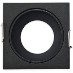 Isoled cadre d'encastrement pour mini spots mr11 / gu10, carr�, noir - accessoires divers