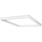 Isoled cadre d'encastrement en retrait blanc ral 9016 pour dalle led 625 x 625 - accessoires divers