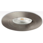 Isoled cadre d'encastrement rond, découpe 68mm, alu brossé, pour spots gu10 / mr16 - luminaires encastrés ... Isoled cadre d'encastrement rond, découpe 68mm, alu brossé, pour spots gu10 / mr16 - luminaires encastrés ...