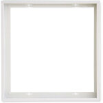 Isoled cadre de montage blanc ral 9016, hauteur 5cm, pour panneaux led 600x600, montage rapide - accessoires ...