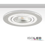 Isoled col. d'encastrement combiné pour gu10 / mr16, aluminium + aluminium blanc - encastrés de plafond ... Isoled col. d'encastrement combiné pour gu10 / mr16, aluminium + aluminium blanc - encastrés de plafond ...