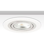 Isoled col. d'encastrement combiné pour gu10 / mr16, blanc + aluminium brossé - encastrés de plafond Isoled col. d'encastrement combiné pour gu10 / mr16, blanc + aluminium brossé - encastrés de plafond