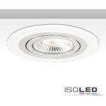 Isoled col. d'encastrement combiné pour gu10 / mr16, blanc + aluminium brossé - encastrés de plafond Isoled col. d'encastrement combiné pour gu10 / mr16, blanc + aluminium brossé - encastrés de plafond
