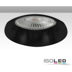 Isoled col. d'encastrement slim rond pour gu10 / mr16, aluminium noir - encastr�s de plafond