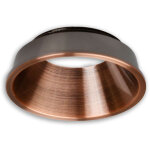 Isoled collerette pour spot led sys - gu10, or rose, en retrait, ugr - luminaires encastrs