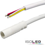 Isoled culot de connexion rvb mini - prise femelle, 1 m, � 4 p�les, ip42, blanc, max. 48v - accessoires ...