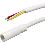 Isoled culot de connexion rvb mini - prise femelle, 1 m, � 4 p�les, ip42, blanc, max. 48v - accessoires ...