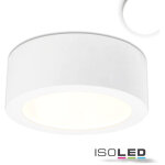 Isoled dl led apparent gamme luna, 12w, diffusion indirecte, corps blanc, blc neutre - lampes murales ...