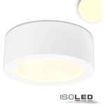 Isoled dl led apparent gamme luna, 12w, diffusion indirecte, corps blanc, blanc chaud, gradable - lampes ...