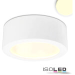 Isoled dl led apparent gamme luna, 12w, diffusion indirecte, corps blanc, blanc chaud - lampes murales ...