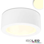 Isoled dl led apparent gamme luna, 18w, diffusion indirecte, corps blanc, blanc chaud, gradable - lampes ...