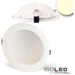 Isoled dl led gamme luna, 18w, lumi�re indirecte, blanc, blanc chaud - luminaires encastr�s