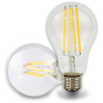 Isoled e27 ampoule led a60, 4w, claire, 215 lm / w, blanc chaud - lampes led socle e27