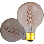 Isoled e27 vintage line ampoule ronde led 95, fume, 4w 2200k - lampes led socle e27