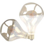 Isoled e27 vintage line led ampoule ronde a125, fum�, irr�gulier, 4w 2200k - lampes led socle e27