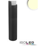 Isoled clairage d'alle led borne 6, 70 cm, 6 w, noir sable, blanc chaud - lampes sur pied, murales ...