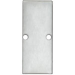 Isoled embout ec90 en aluminium anodis� pour profil cache double avec vis - accessoires divers
