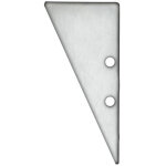 Isoled embout ec91 en aluminium anodis� pour profil hide triangle avec vis - accessoires divers