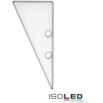 Isoled embout ec91 aluminium blanc ral 9003 pour profil� hide triangle, vis incluses - accessoires divers ...