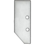 Isoled embout ec92 en aluminium anodis� pour profil hide async, vis incluses - accessoires divers