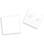 Isoled embout ext�rieur, blanc pour rail track48 flat (h25) avec cover translucide affleurant - accessoires ...