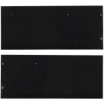 Isoled embout de finition alu ec129 pour curtain10 double avec visor, 1 paire (gauche et droite) - accessoires ...