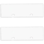 Isoled embout de finition aluminium ec126 pour curtain10 one, 2 pi�ces, blanc - accessoires divers