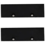 Isoled embout de finition aluminium ec126 pour curtain10 one, 2 pi�ces, noir - accessoires divers