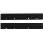 Isoled embout de finition aluminium ec128 pour curtain10 double, 2 pi�ces, noir - accessoires divers