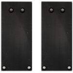 Isoled embout de finition aluminium ec130 pour curtain10 one high, 2 pi�ces, noir - accessoires divers ...