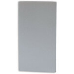 Isoled embout de finition ec113 argent pour lamp30 v1 + v2 avec u - cover63, 2 pices, avec pige  - ...