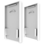 Isoled ??embout de finition ec125 avec pige  lumire, blanc pour lamp30 v1 + v2 avec cover en - accessoires ...