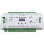 Isoled gradateur pwm  effet escalier 5 - 24v dc, 32x1a + sortie spi, 2 capteurs pir + 2 entres - accessoires ...