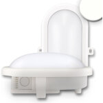 Isoled hublot led plafond / mur, 10w, ip44, blanc, blanc neutre - lampes murales et de plafond