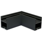 Isoled lamp30 v1 angle 90, soud, 120x120mm, noir ral 9005, hors diffusant - systmes de bandeaux lumineux ...