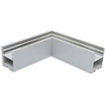 Isoled lamp30 v2 angle 90�, soud�, 120x120mm, gris aluminium thermolaqu�, hors diffusant - syst�mes de ...