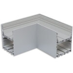 Isoled lamp40 angle 90�, soud�, 140x140mm, gris aluminium thermolaqu�, hors diffusant - profil�s led ...