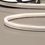 Isoled led neon930 ruban b08h12, 24v dc, 12w, ip67, 3000k, rouleau 5m, 140 led / m, clips de montage ...