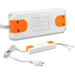 Isoled led transform. miniamp 12v / dc, 0 - 50w, câble de 120cm avec prise plate, 2 prises féminin. - ... Isoled led transform. miniamp 12v / dc, 0 - 50w, câble de 120cm avec prise plate, 2 prises féminin. - ...