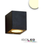 Isoled luminaire mural 1xgu10, ip54, noir sable, sans ampoule - lampes murales et de plafond